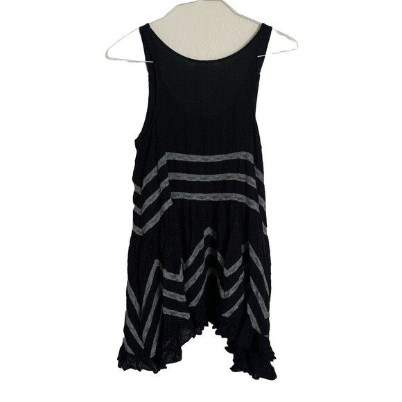 Free People Top Women's Black Polka Dot Sheer Intimately Tank Size Small - Picture 2 of 10